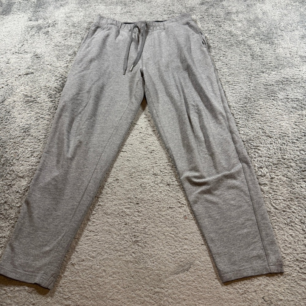 Eddie Bauer Mens Sleepwear Lounge Pants Size M Gray Heather Cotton Blend Pilling